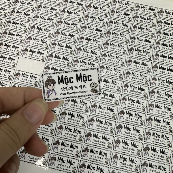 decal quảng cáo sticker
