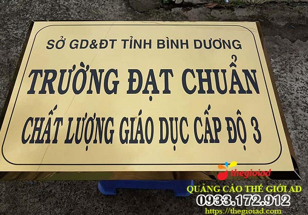bảng inox ăn mòn đẹp