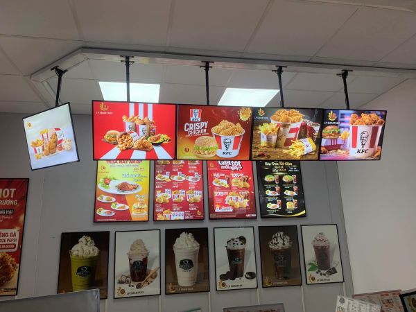 hộp đèn quảng cáo menu