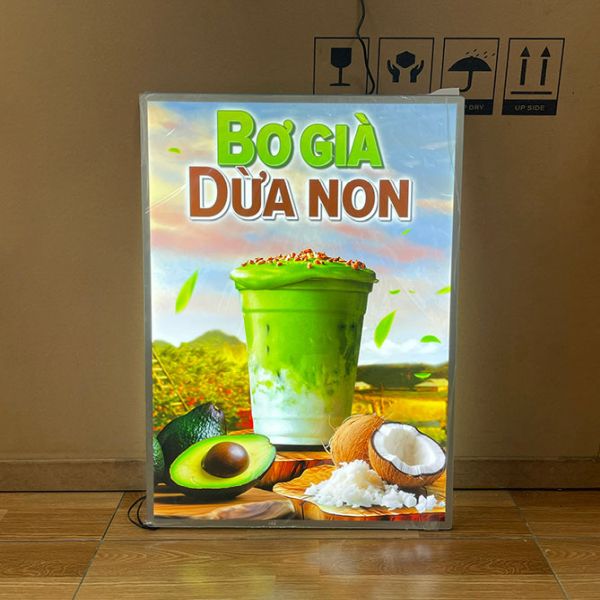 hộp đèn menu siêu mỏng