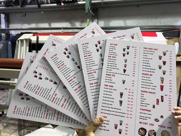 in menu đẹp