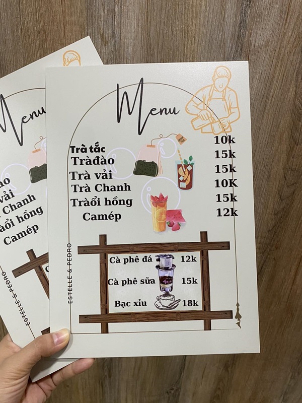 mẫu menu đẹp
