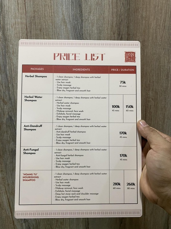 menu đẹp