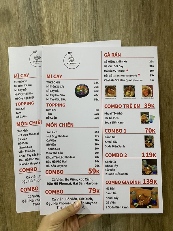 menu đẹp