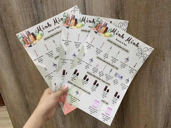 mẫu menu đẹp
