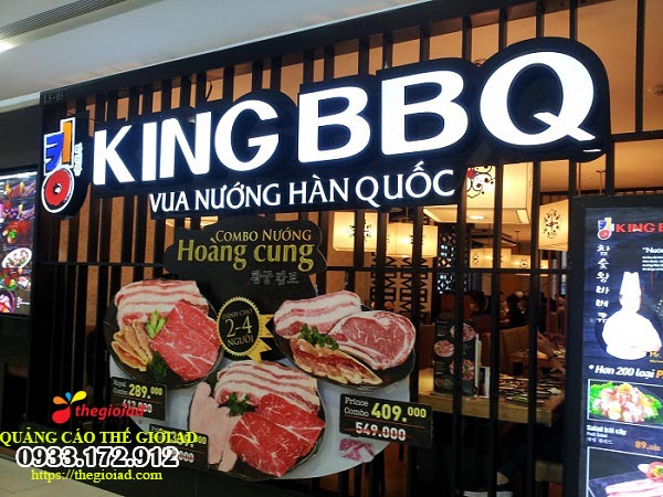 bảng hiệu nhà hàng đẹp