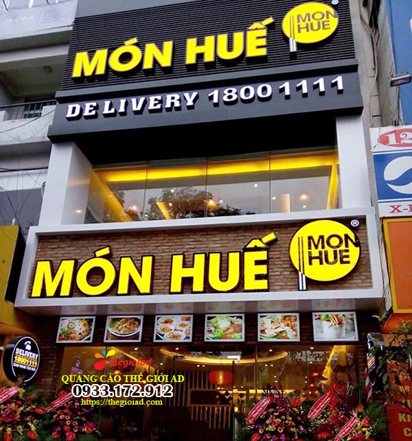 biển quảng cáo nhà hàng đẹp