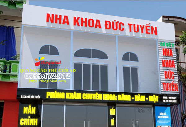 bảng hiệu nha khoa đẹp