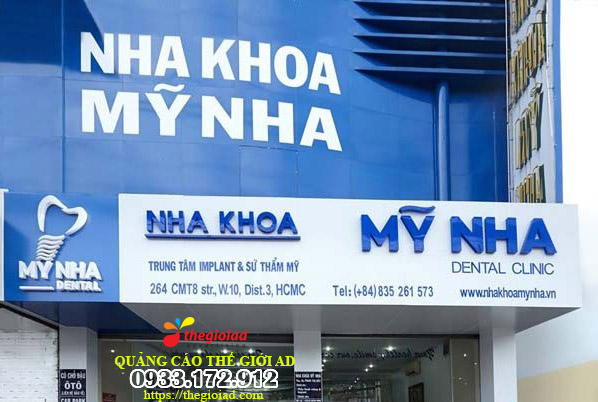 bảng hiệu nha khoa đẹp