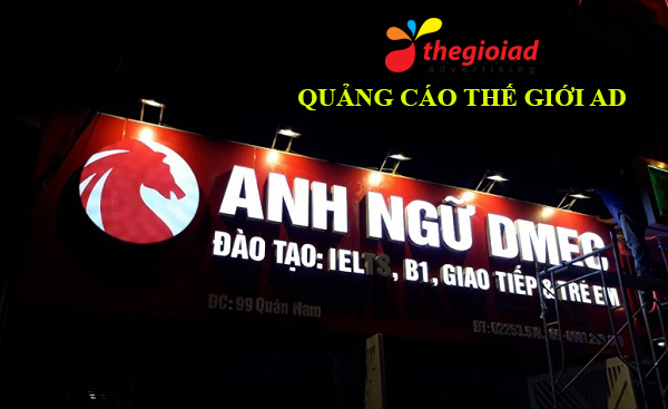 bảng hiệu trung tâm anh ngữ