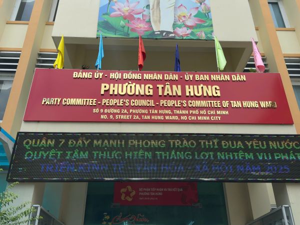 bảng hiệu chữ inox vàng phường Tân Hưng