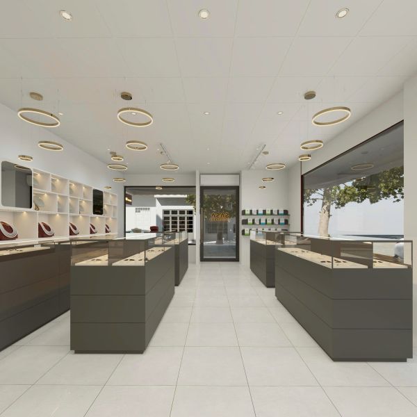 thiết kế thi công cửa hàng trọn gói