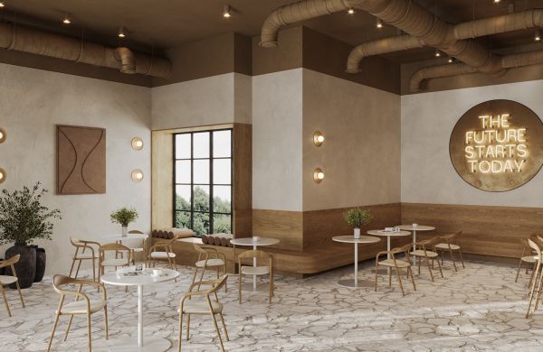 thi công cửa hàng f&B