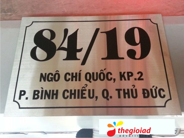 biển số nhà inox đẹp biển số nhà inox đẹp