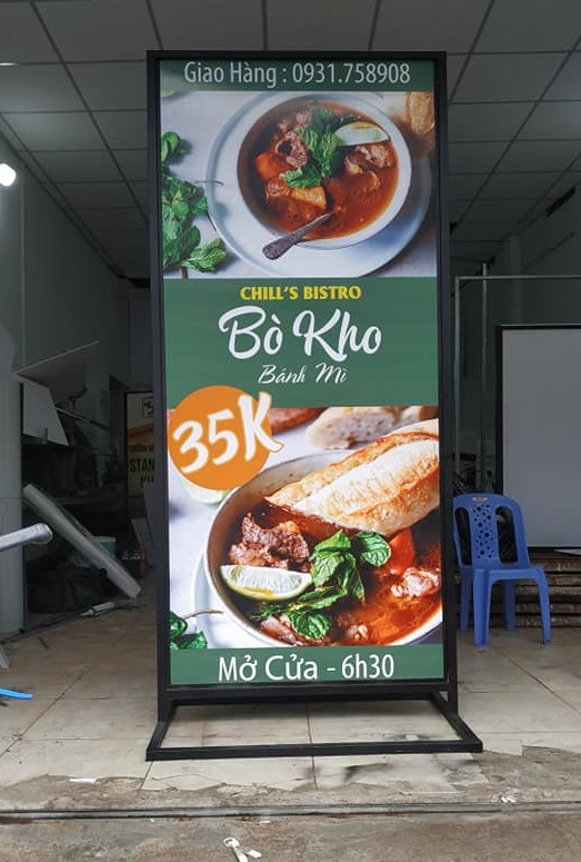 bảng hiệu standee đẹp