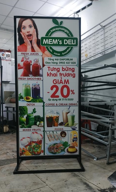 bảng hiệu standee đẹp