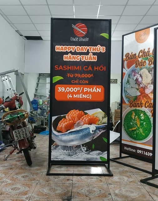 bảng hiệu standee đẹp