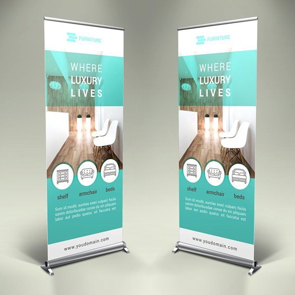 in standee cuốn nhôm in standee cuốn nhôm