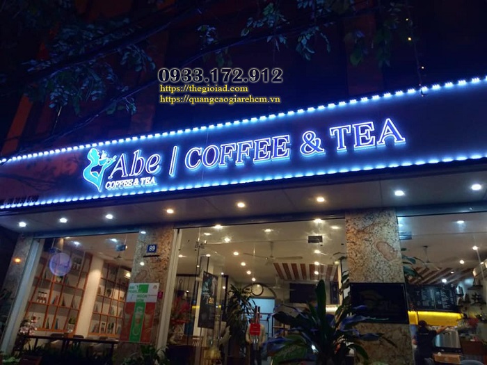 bảng hiệu quảng cáo cafe