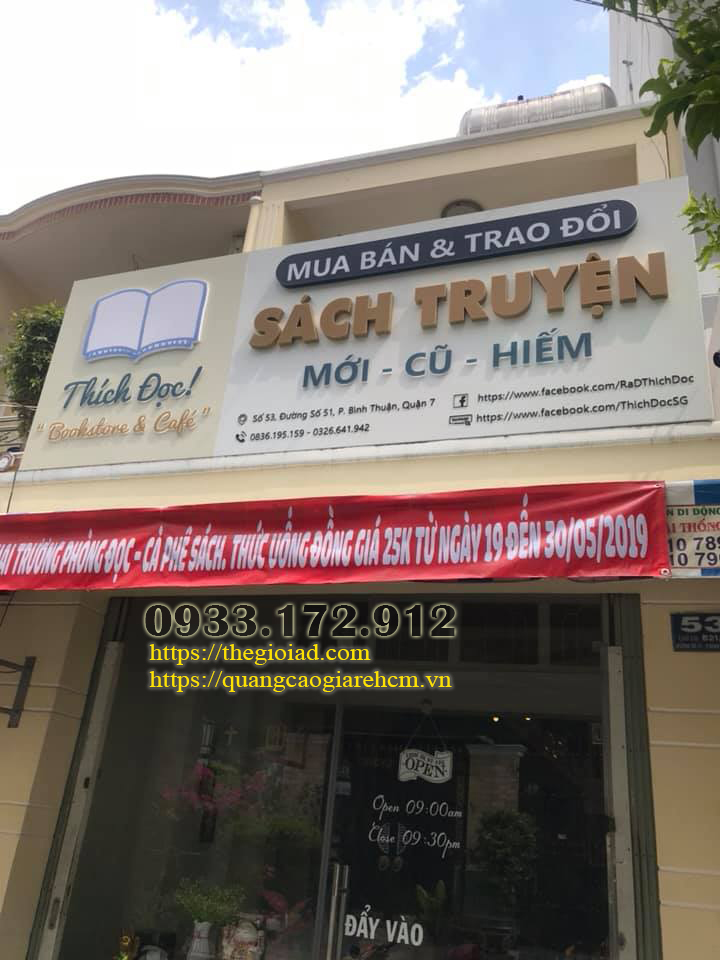 làm bảng hiệu quảng cáo giá rẻ 